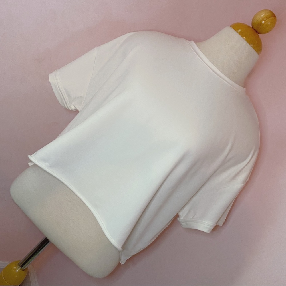 SHEIN Basic White Crop Top (NWT)